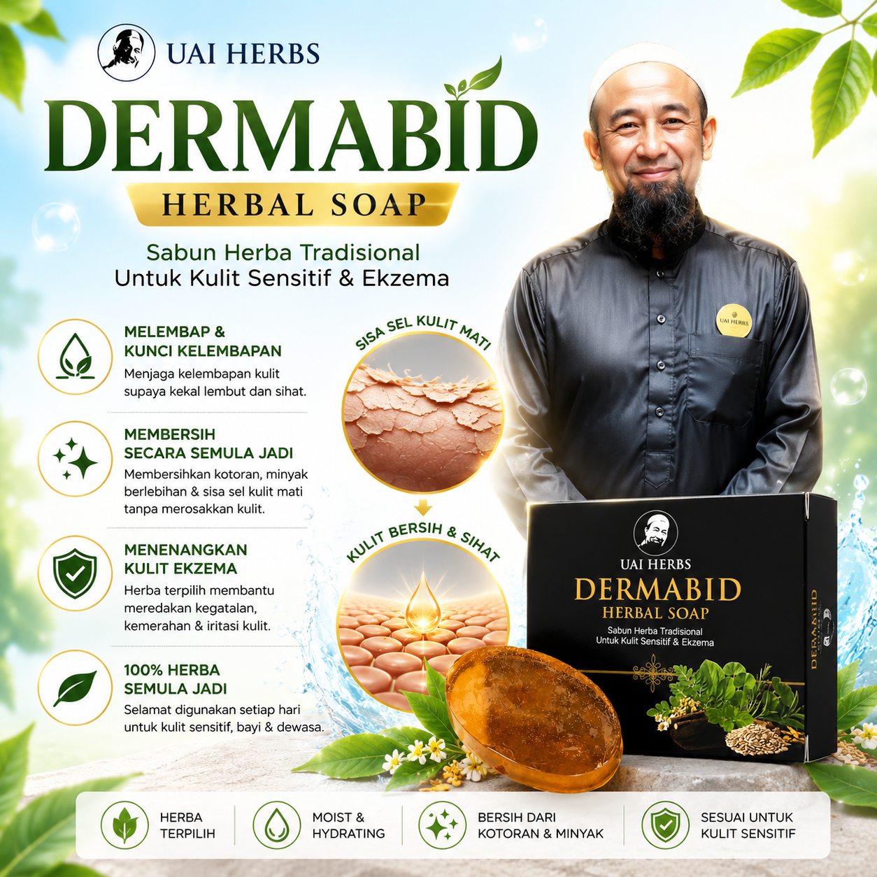 Pengenalan produk Dermabid Herbal Soap